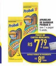 Mercantil Rodrigues Aparelho de barbear probak ii oferta
