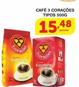 Roldão Café 3 corações tipos 500g oferta