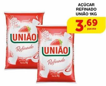 Roldão Açúcar refinado união kg oferta