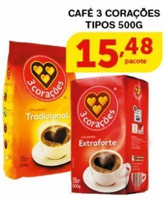 Roldão Café 3 corações 500g oferta