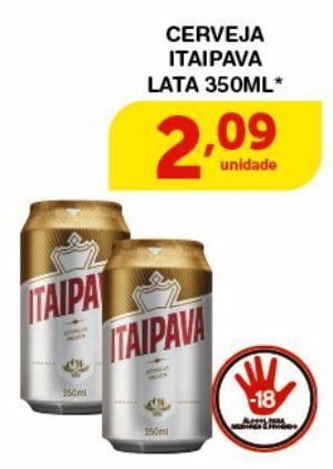 Roldão Cerveja itaipava 350ml oferta