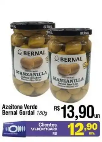 Fort Atacadista Azeitona Verde Bernal Gordal 180g oferta