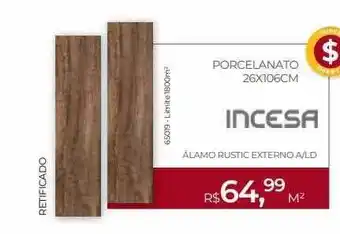 ABC da Construção Porcelanato 26x106cm incesa oferta