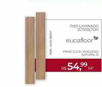 Piso laminado 21.7x135.7cm eucafloor
