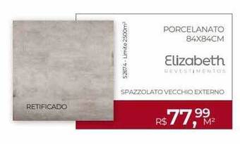 ABC da Construção Porcelanato 84x84cm elizabeth oferta