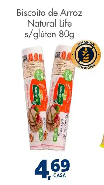 Delta Supermercados Biscoito de arroz natura life s- glúten oferta