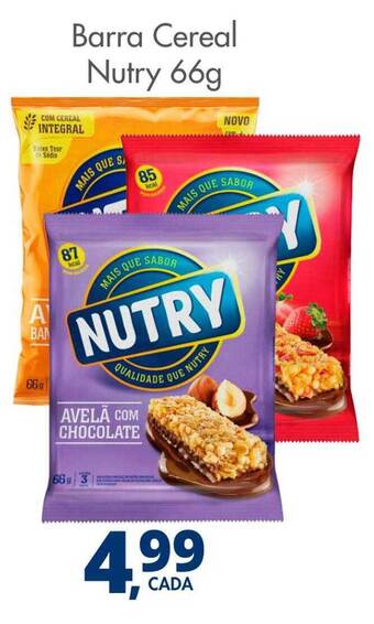 Delta Supermercados Barra cereal nutry oferta
