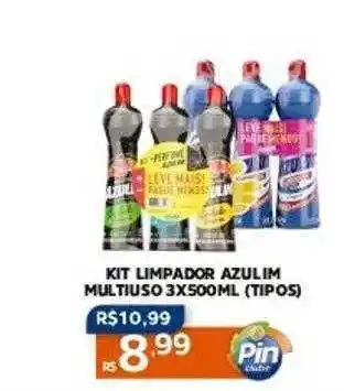 Kit limpador azulim multiuso