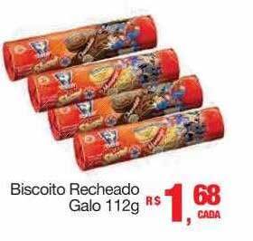 Biscoito recheado galo