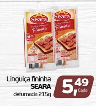 Cometa Supermercados Linguiça Fininha Seara 215g oferta