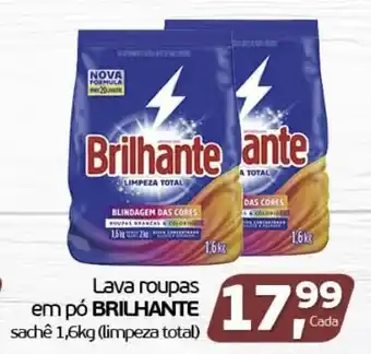 Cometa Supermercados Lava roupas em pó Brilhante 1.6kg oferta