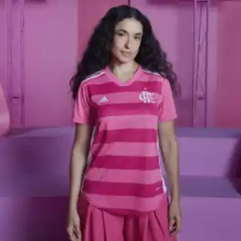 Camisa outubro rosa flamengo feminina