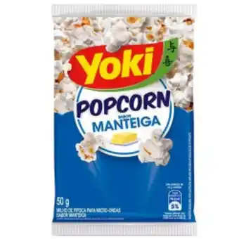 Rede Compras Pipoca de microondas pop corn yoki 50g manteiga oferta