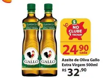 Supermercados Tischler Azeite de oliva gallo extra virgem oferta