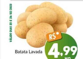 Supermercado Bem Barato Batata lavada oferta