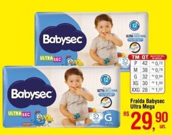 Fort Atacadista Fralda Babysec Ultra Mega oferta