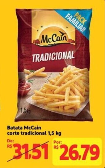 Extra Supermercado Batata McCain corte Tradicional 1.5kg oferta