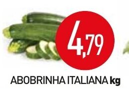 Calvo Atacadista Abobrinha Italiana 1kg oferta