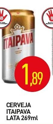 Calvo Atacadista Cerveja Itaipava lata 269ml oferta