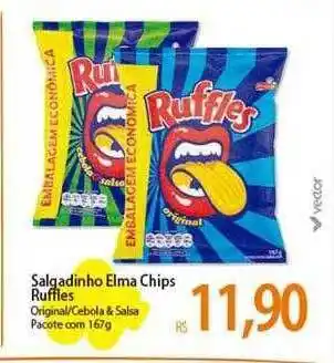 Atacadão Salgadinho elma chips ruffles oferta