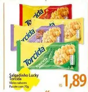 Atacadão Salgadinho lucky torcida oferta