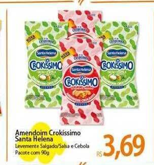 Atacadão Amendoim crokíssimo santa helena oferta