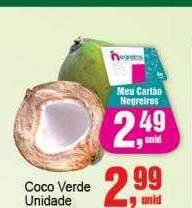 Negreiros Coco verde unidade oferta