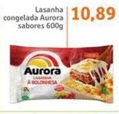 Sonda Lasanha congelada aurora sabores oferta