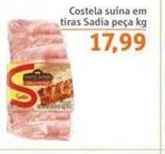 Sonda Costela suína em tiras sadia oferta