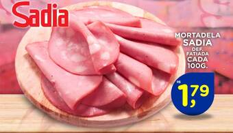 Andorinha Hipermercado Mortadela sadia def. fatiada cada oferta