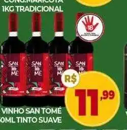Supermercado Padrão Vinho san tomé tinto suave oferta