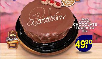 Andorinha Hipermercado Bolo especial chocolate trufado kg oferta