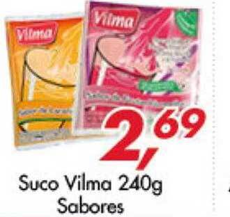 Suco vilma sabores