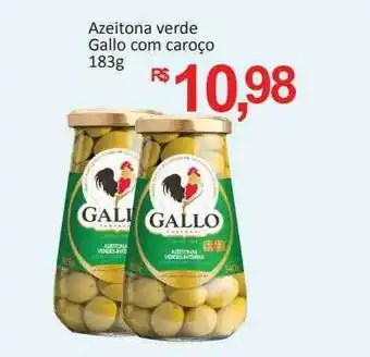 Azeitona verde gallo com caroço