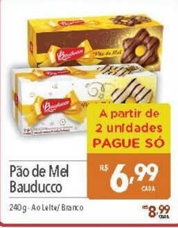 Supermercados Condor Pão de Mel Bauducco 240g oferta