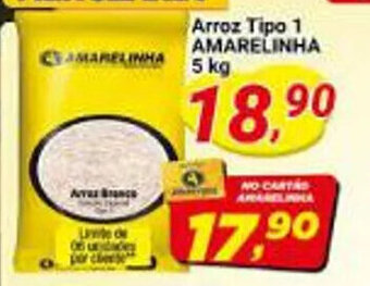 Arroz tipo 1 Amarelinha 5kg