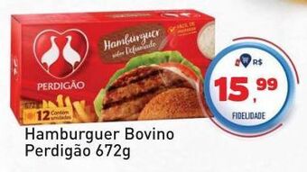 Tonin Superatacado Hamburguer bovino perdigão 672g oferta