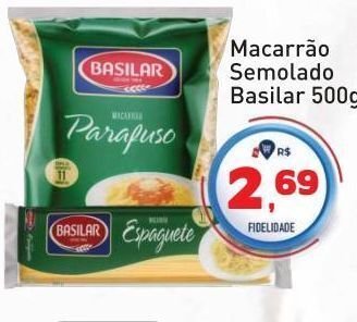 Tonin Superatacado Macarrão semolado basilar 500g oferta