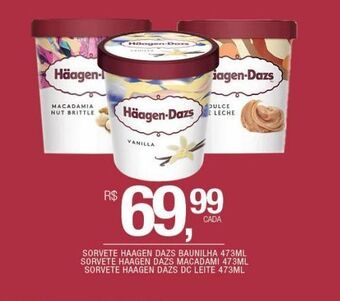 Sorvete häagen dazs 473ml