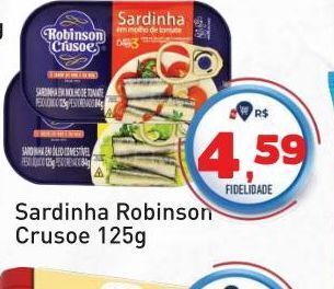 Tonin Superatacado Sardinha robinson crusoe 125g oferta