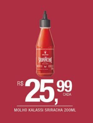 DB Supermercados Molho kalassi sriracha 200ml oferta