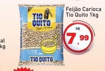 Tonin Superatacado Feijão carioca tio quito 1kg oferta