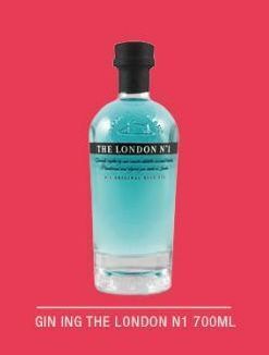 DB Supermercados Gin ing the london 700ml oferta