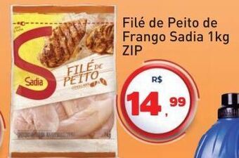 Tonin Superatacado Filé de peito de frango sadia 1kg zip oferta
