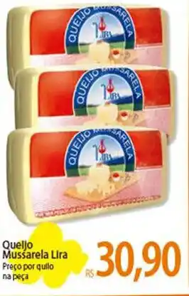 Atacadão Queijo Mussarela Lira 1kg oferta