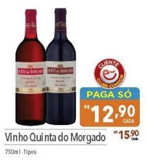 Supermercados Condor Vinho Quinta do Morgado 750ml oferta