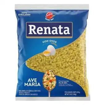 D'avó Supermercado Macarrão de sêmola com ovos ave maria renata pacote 500g oferta