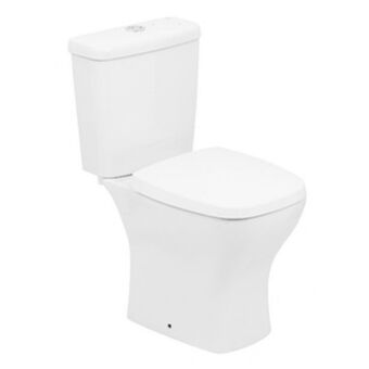 Leroy Merlin Kit vaso sanitário com caixa acoplada 3/6l saída vertical vip branco celite oferta