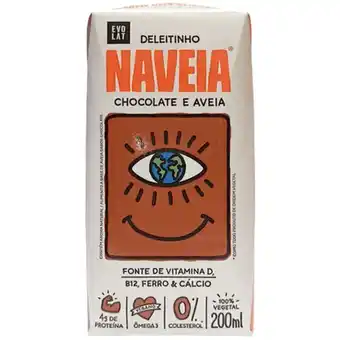 Super Lagoa Naveia deleitinho chocolate 200ml oferta