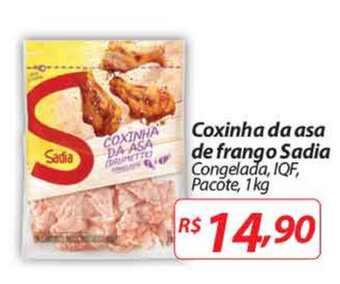 Nacional Coxinha da Asa de Frango Sadia 1kg oferta